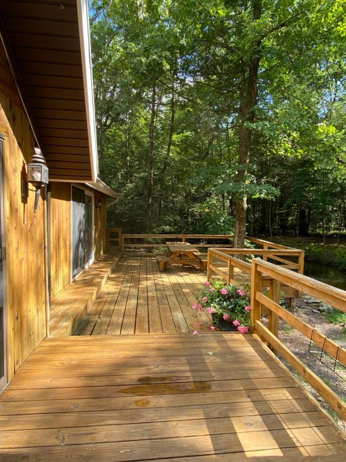 Secluded Chalet On Stream-Mins To Camelback Tannersville Buitenkant foto