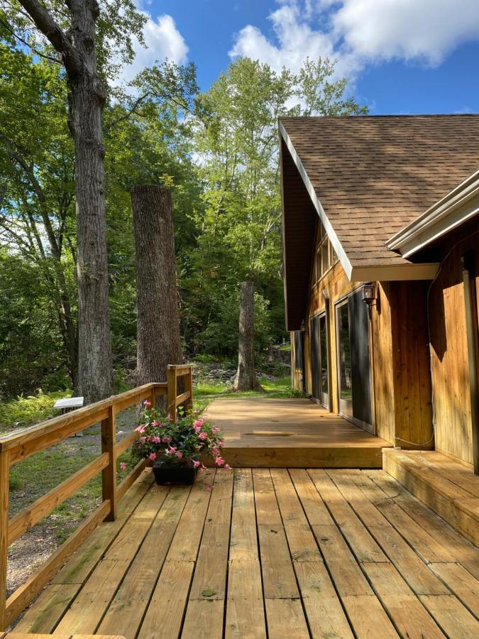 Secluded Chalet On Stream-Mins To Camelback Tannersville Buitenkant foto