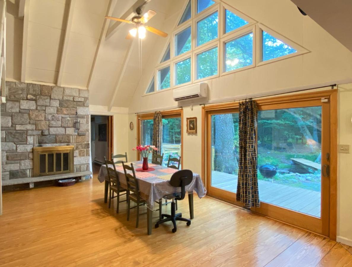Secluded Chalet On Stream-Mins To Camelback Tannersville Buitenkant foto