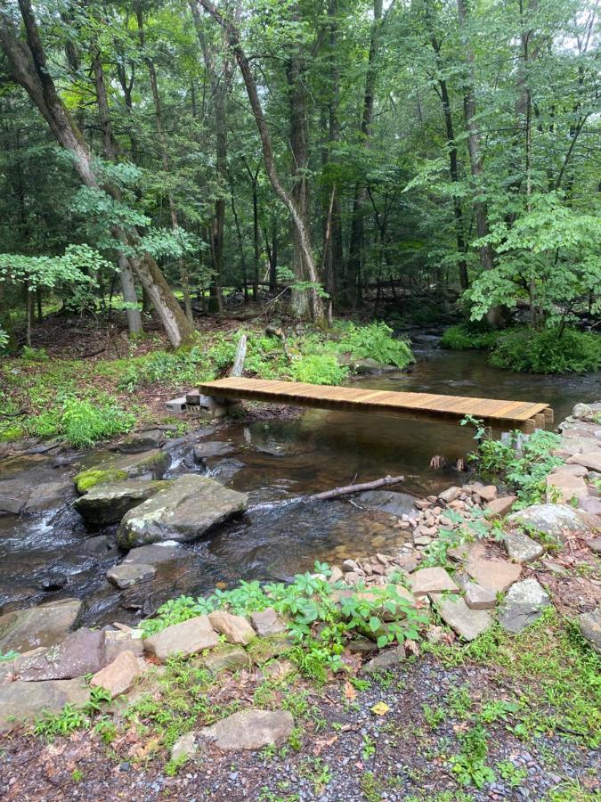 Secluded Chalet On Stream-Mins To Camelback Tannersville Buitenkant foto